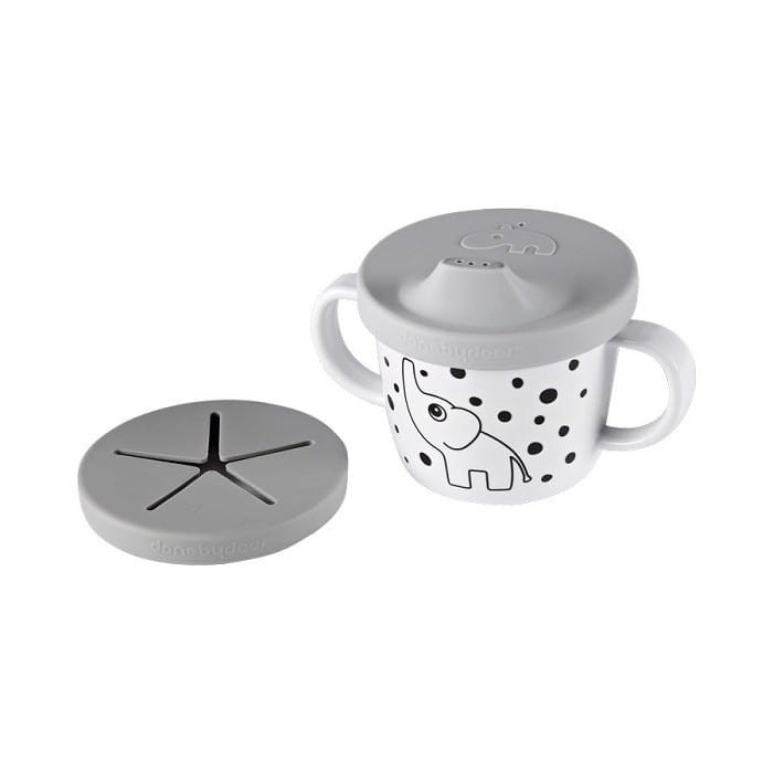 Kubek z Dziubkiem, Niewysypek 2w1 Grey - Done by Deer