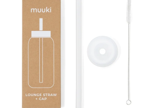 Słomka do Butelki Muuki Lounge Straw + Cap