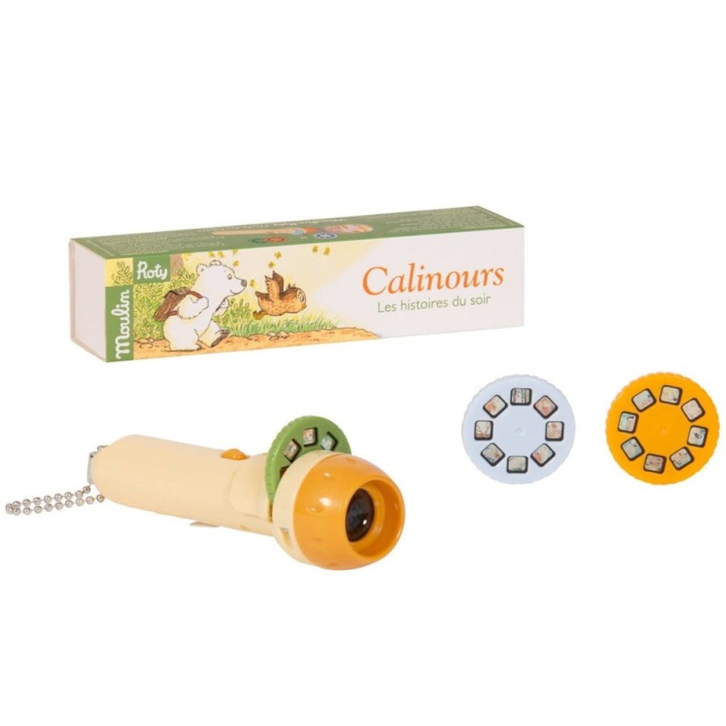Projektor Latarka Przygody Misia Calinours - Moulin Roty