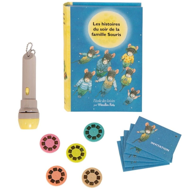 Projektor Historyjki w Książce La famille Souris - Moulin Roty