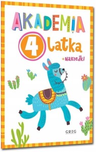 Akademia 4-latka Zabawy i Naklejki - Greg