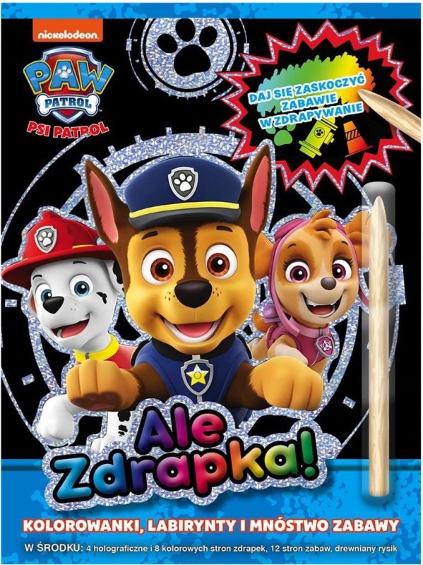 Psi Patrol - Ale zdrapka! - Zdrapywanki z Rysikiem
