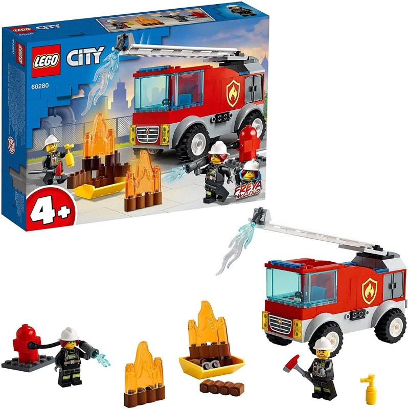 Klocki Lego City 60280 Wóz strażacki z drabiną - Lego