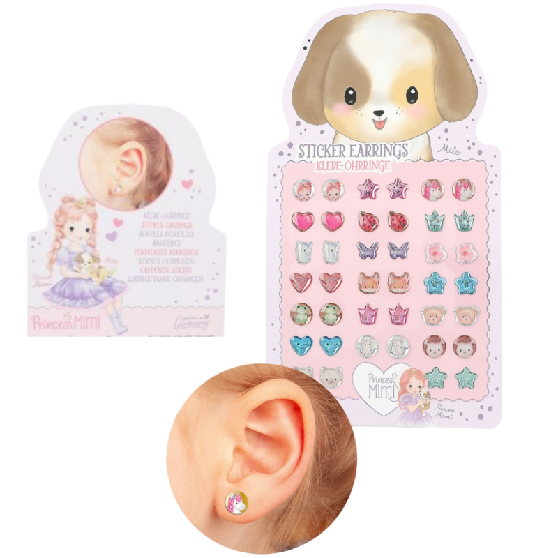 Princess Mimi Sticker Earrings dog.png