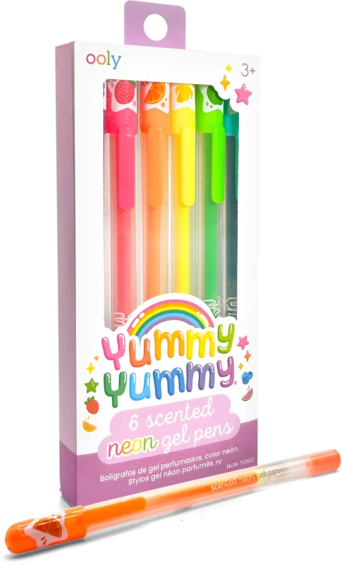 OOLY-Yummy-Yummy-Scented-Gel-Pens-Neon-Three-Quarters-Package.webp