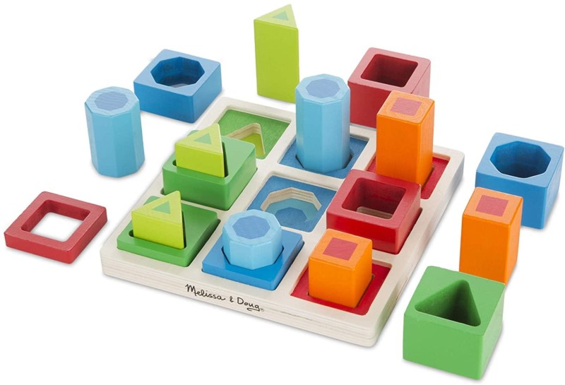 Sorter Kształtów i Drewniane Klocki - Melissa & Doug