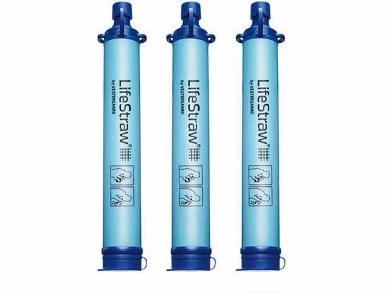 Słomka Życia Filtr do Wody Niebieski 3 szt. - LifeStraw