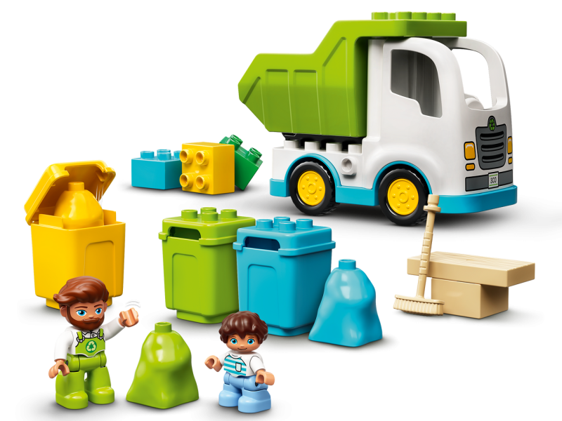 Zestaw Klocków Lego Duplo 10945 Śmieciarka i recykling