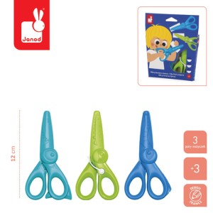 Pierwsze nożyczki kreatywne do wycinania wzorów 3 szt. Janod 