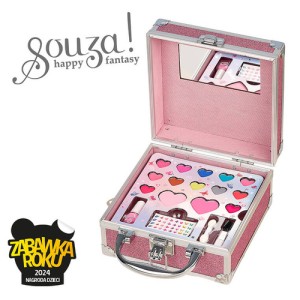 Souza! walizka z lusterkiem i kosmetykami do makijażu dla dzieci 18 el.