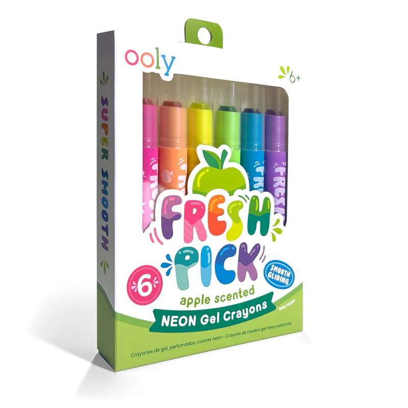 OOLY-Fresh-Pick-Apple-Scented-Gel-Crayons-Quarter-Angle.webp