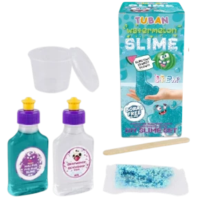 Slime zestaw DiY glutek brokatowy pachnący arbuz Tuban