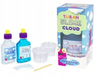 Slime puszysty jak chmurka zestaw DiY Tuban aktywator klej śnieg