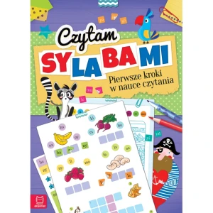Czytam sylabami. Pierwsze kroki w nauce czytania - z naklejkami Aksomat
