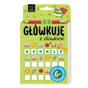 Główkuję z ołówkiem. Łamigłówki książeczka krzyżówki zagadki Aksjomat