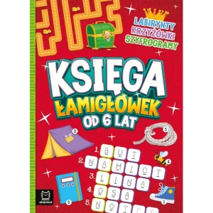 Księga łamigłówek od 6 lat. Labirynty, krzyżówki, szyfrogramy dla dzieci Aksjomat