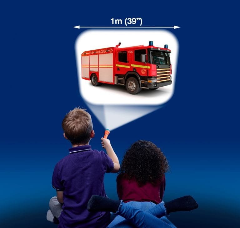 Projektor z Latarką Traktory i ciężarówki - Brainstorm