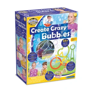 Zestaw do robienia baniek Create Crazy Bubbles 9 aktywności 54 el. Brainstorm
