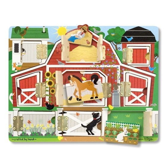 Tablica Motoryczna Farma - Melissa & Doug