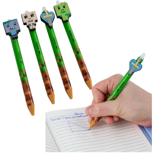 Długopis wymazywalny Minecraft gra 1 sztuka pixel Kidea