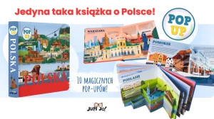 Polska POP-UP książka trójwymiarowa Magdalena Młodnicka Jupi Jo! 
