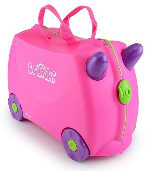 Różowa Walizka na Kółkach Jeździk Trixie - Trunki
