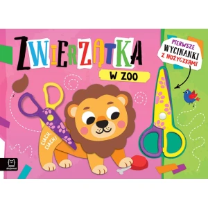 Pierwsze wycinanki z nożyczkami. Zwierzątka w zoo Aksjomat