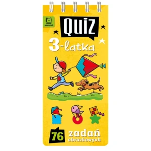 Quiz 3-latka. 76 zadań obrazkowych Aksjomat zagadki dla dzieci