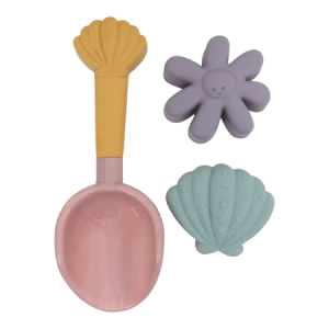 Łopatka i foremki do piasku muszelka gwiadka Dreamy Mermaid Little Dutch