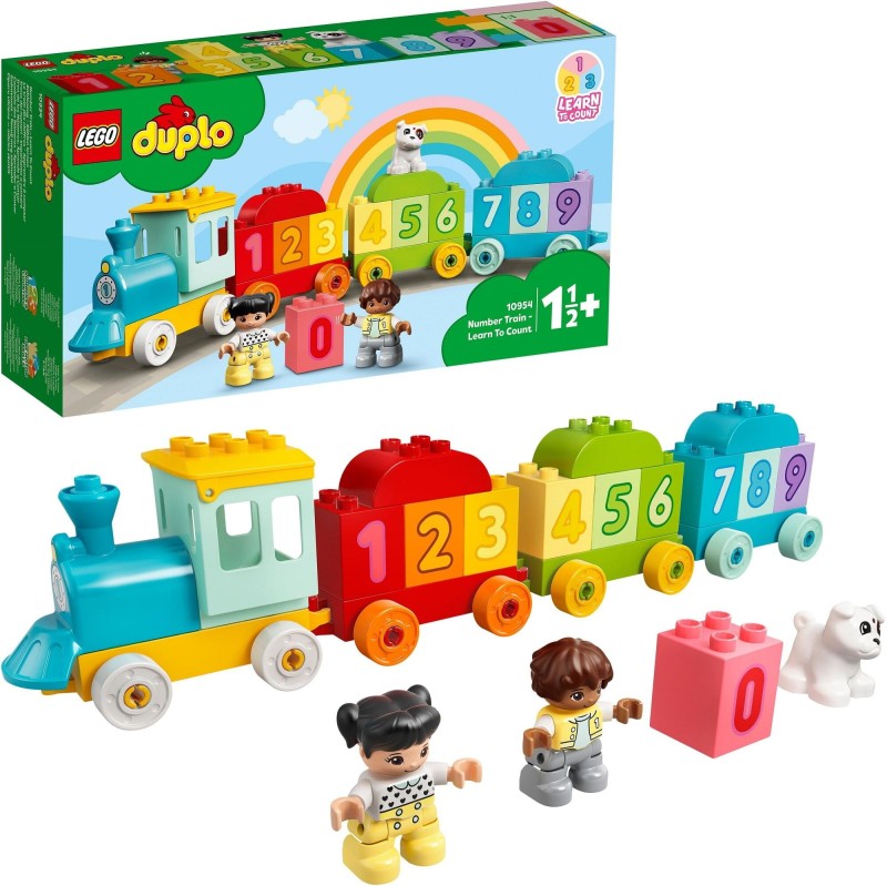 Pociąg z cyferkami nauka liczenia 10954 Lego Duplo
