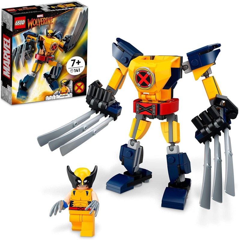Super Heroes Mechaniczna zbroja Wolverine’a 76202 - LEGO