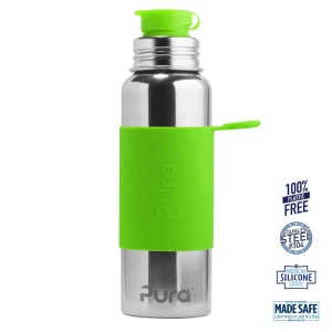 Pura bidon ze stali nierdzewnej sportowe zamkniecie 850 ml zielona green