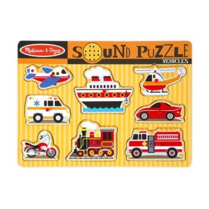 Puzzle Dźwiękowe Pojazdy - Melissa & Doug