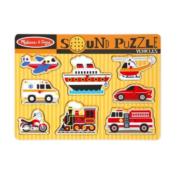 Puzzle Dźwiękowe Pojazdy - Melissa & Doug
