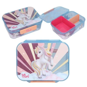 Śniadaniówka z jednorożcem Ylvi Lunchbox przegródki