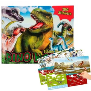 Album z naklejkami Dino World kreatywny zeszyt - Depesche