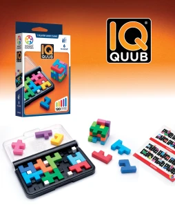 IQ Quub Smart Games kostka 3D gra logiczna łamigłówka 120 zadań
