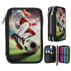 Piórnik z wyposażeniem Piłka Nożna sportowy Football