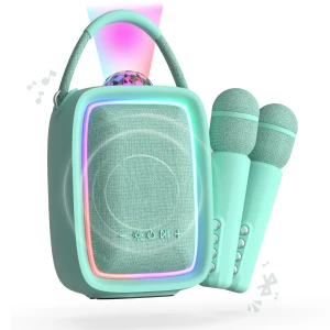 Karaoke dla Dzieci MOB Singy Party – Głośnik Bluetooth z 2 Mikrofonami i Efektem Disco