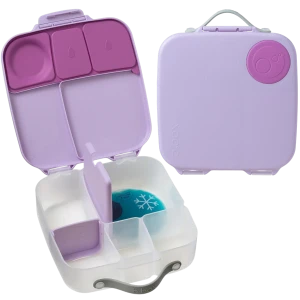 Duża śniadaniówka z przegródkami Lunchbox Sugar Plum b.box
