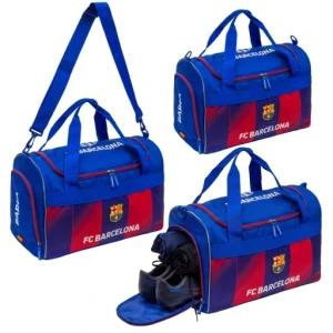 Torba treningowa FC Barcelona Young sportowa na ubranie i buty, basen, siłownię