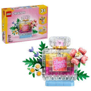 Lego 31383 Flakon perfum z kwiatową ozdobą Creator wazon lub smoothie z kwiatowymi ozdobami