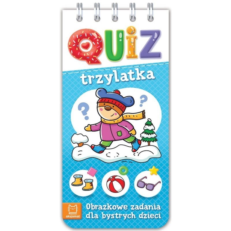 Quiz trzylatka. Obrazkowe zadania dla bystrych dzieci