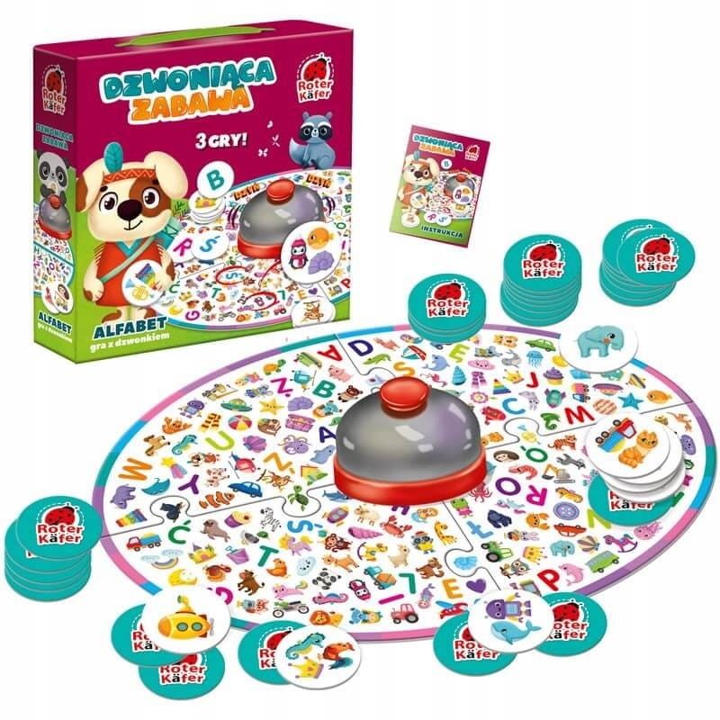 Alfabet Gra z Dzwonkiem - Roter Kafer