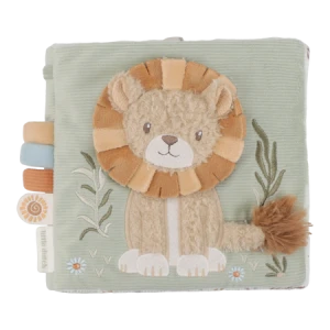 Miękka książeczka sensoryczna z lusterkiem, szeleszczące Safari Little Dutch