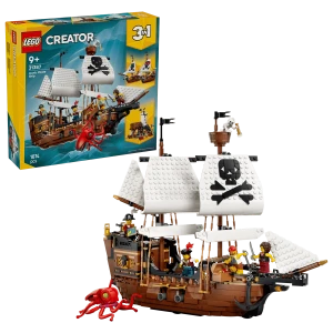 Lego 31387 Legendarny statek piracki Creator zamek lub dwa bliźniacze statki