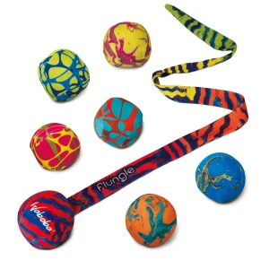 Waboba Flungle – bocce terenowa gra outdoorowa, piłeczki piłka ogonem, torba podróżna