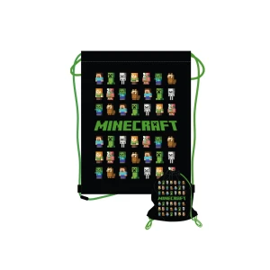 Worek-plecak na buty i ubranie Minecraft 44 × 33 cm Astra