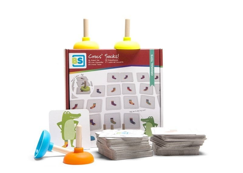 Gra z Przyssawką Dopasuj Skarpetkę Crocs' Socks - Bs Toys