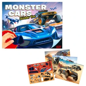 Monster Cars Sticker Fun – książeczka z naklejkami Monster Cars